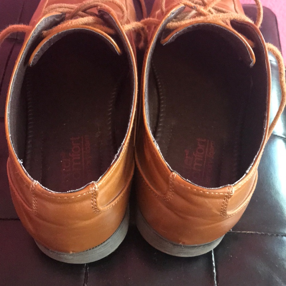 Men’s Dexter brown size 9 1/2 dress shoes - Picture 3 of 6